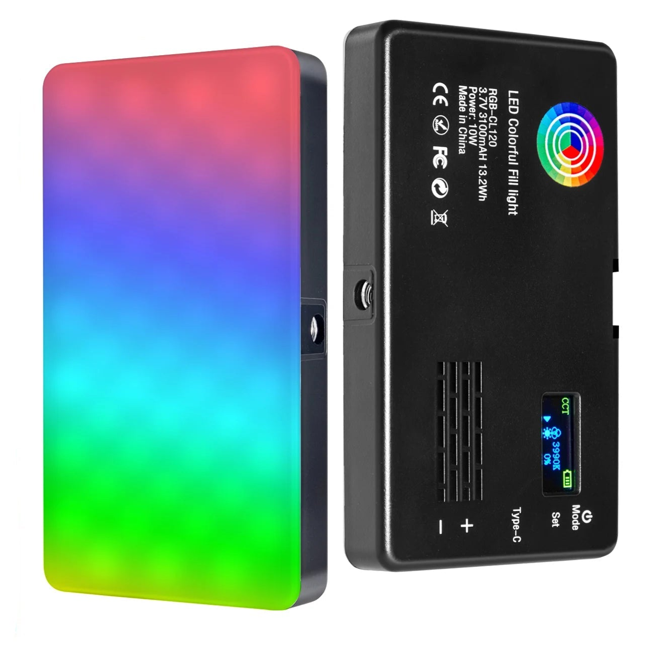 BTFOOR - Painel de Luz LED RGB para Fotografia e Vídeo, Youtube e TikTok BTFOOR - Painel de Luz LED RGB para Fotografia e Vídeo, Youtube e TikTok